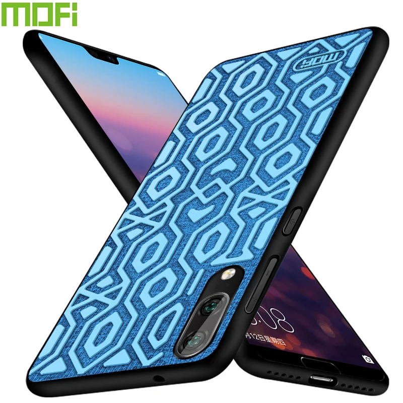 

for Huawei p20 case silicone back cover MOFi original p20 pro soft tpu coque capas non-slip anti-knock hard luxury case
