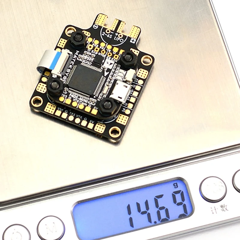 F4 F405 мини-Контроллер полета интегрированный OSD 32K Gyro 32M Flash 20x20 Mm для радиоуправляемого дрона FPV Racing