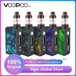 Оригинал 157 W VOOPOO черный перетащить каучуковый комплект с 5 мл Uwell валирийская дно бака воздушного потока и топ заполнения дизайн