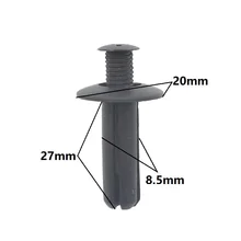 Пластиковые винты нажимного типа длинные расширяющиеся заклепки Панели Отделка фиксатор Автомобильный Крепеж зажимы Универсальные(подходит размер