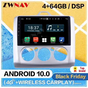 

Carplay Android 10 screen Car Multimedia DVD Player for Ford focus 2004-2011 MT GPS Navigation Auto Audio Radio Stereo Head unit