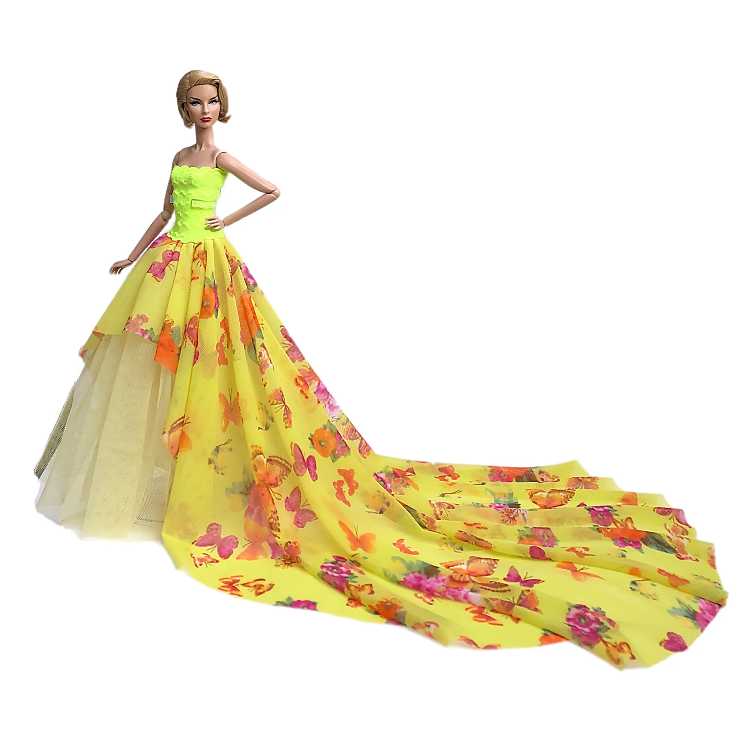 

Elegant Wedding Party Dresses Gown Outfit Clothes Costume Doll Accessories Compatible for Barbie 11.5 inch Girl Dolls Toys