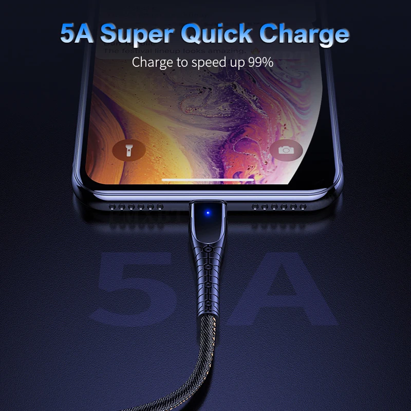 USB кабель для зарядки 5 А Type C Huawei P30/P40/Samsung S20/S9|Кабели мобильных телефонов| |