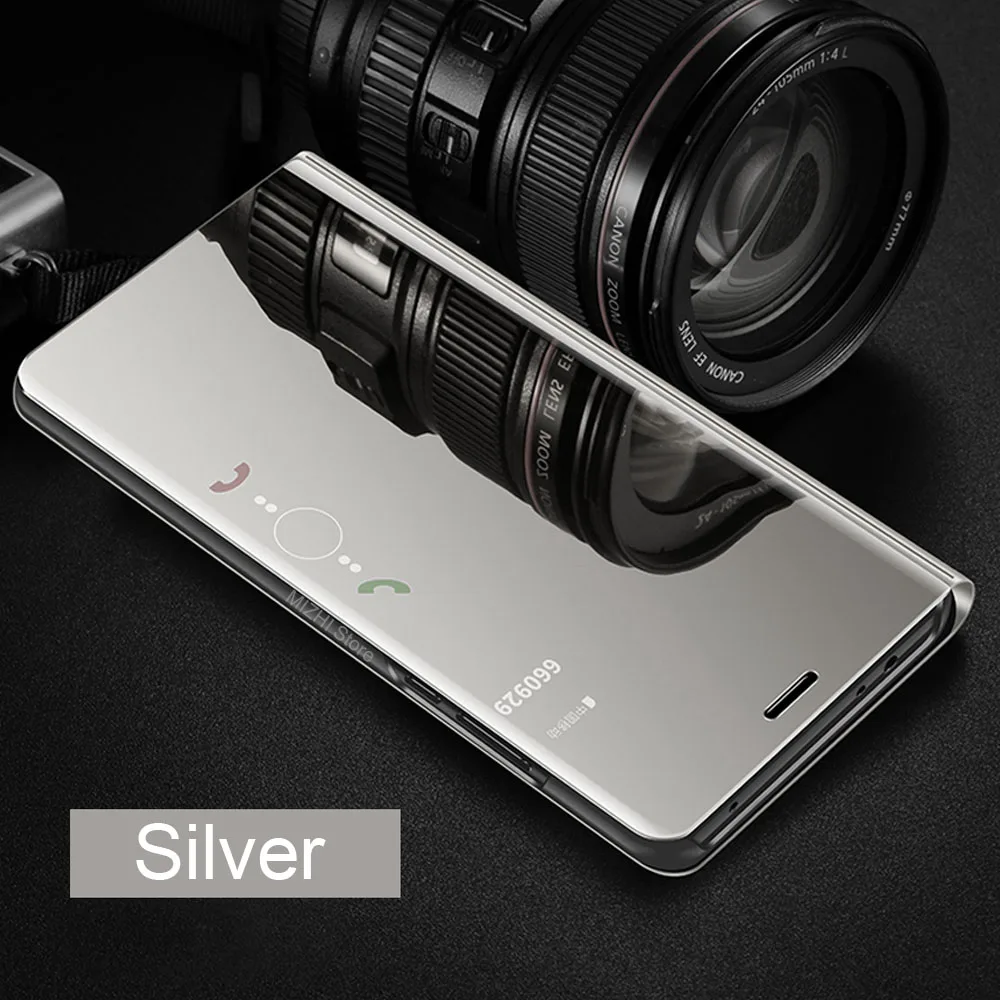 white Умный зеркальный флип-чехол для телефона huawei p30 чехол для huawei p30 pro p 30 lite светильник p30pro 30pro Funda Coque capa - Цвет: white