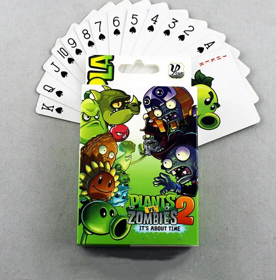 PVZ Растения против Зомби персонажи покерные карты Pvz Игра карточка покерная игра