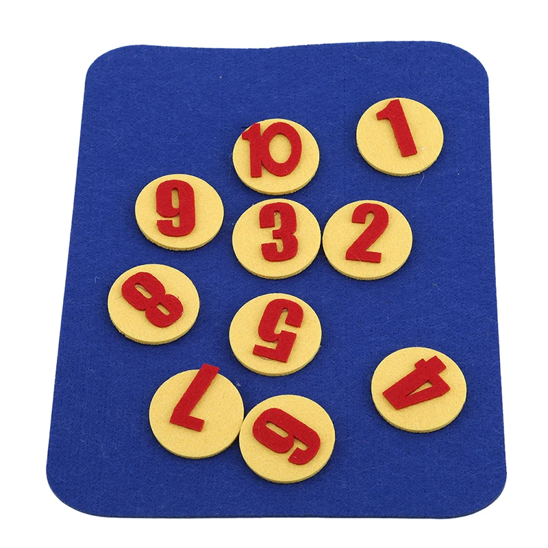 DIY Handmade Math Toys Felt Finger Numbers Children Teaching Aids Weaving Craft Educational | Игрушки и хобби