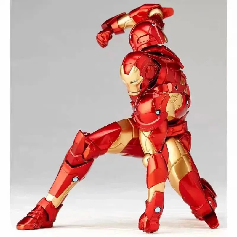 Marvel Yamaguchi Revoltech Железный человек Марка 37 кровотечение край Броня фигурка модель игрушки