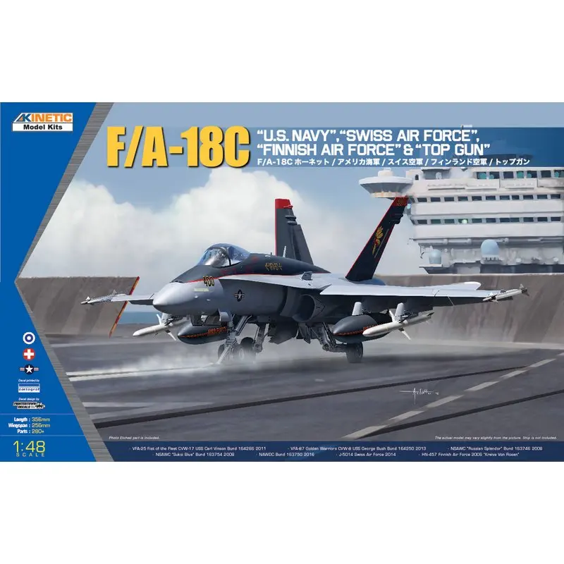 

KINETIC K48031 1/48 "U.S. Navy" F/A-18C - Scale Model Kit