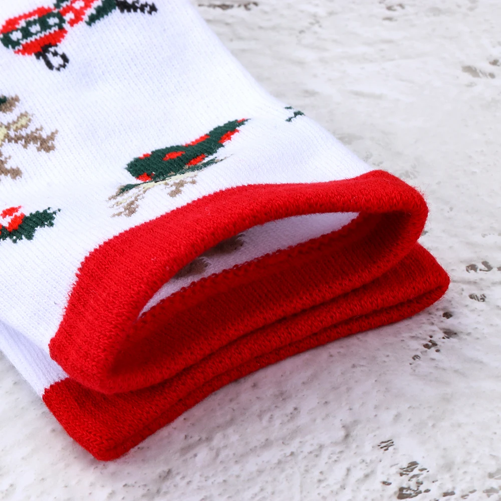 Christmas Stockings Unisex Santa Claus For Man Woman 1 Pair