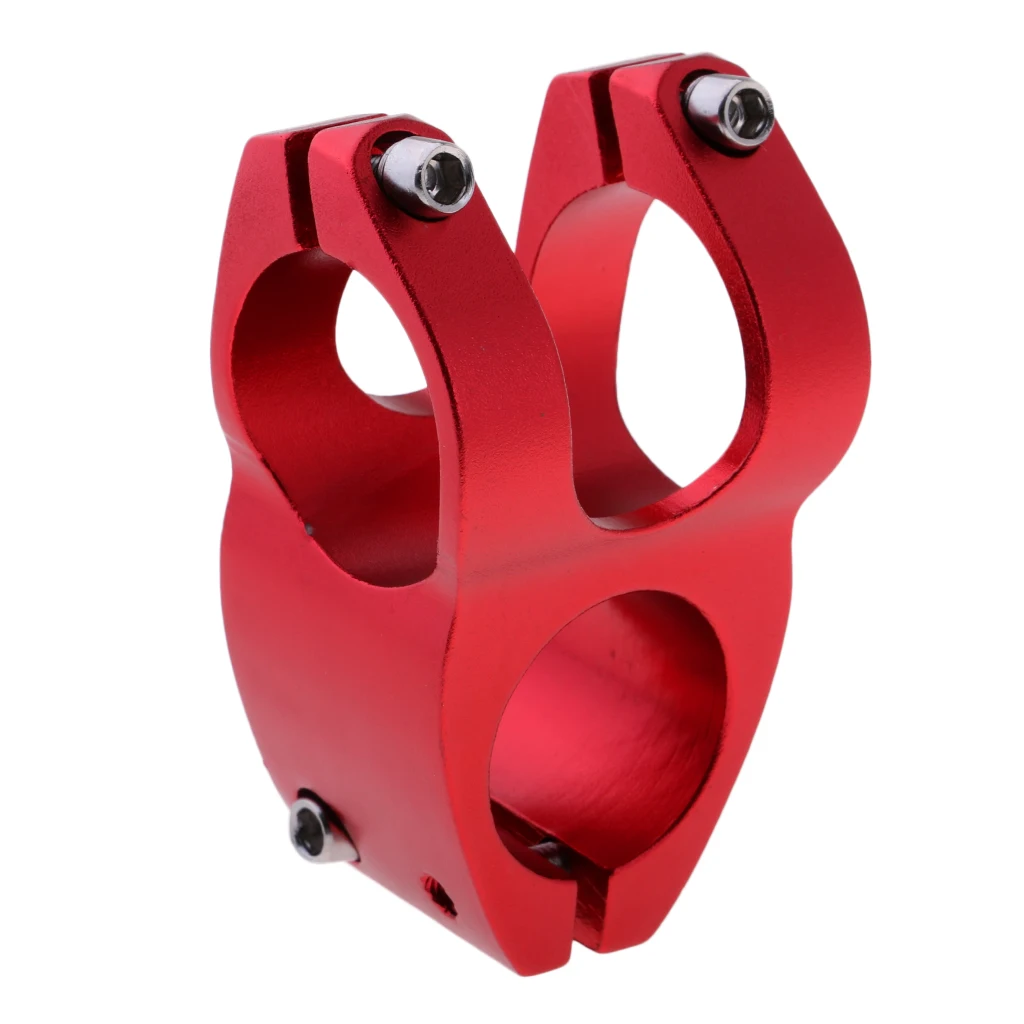 Lightweight Mountain Road Bike Hollowed Short Bar Stem Riser for 1-1/8 Steer Tube 31.8mm Handlebar