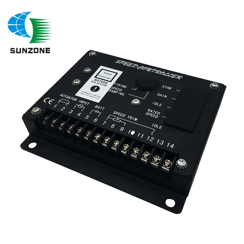 

Free Shipping Speed Control Unit S6700E Speed Governor Controller for Diesel Generator Genset