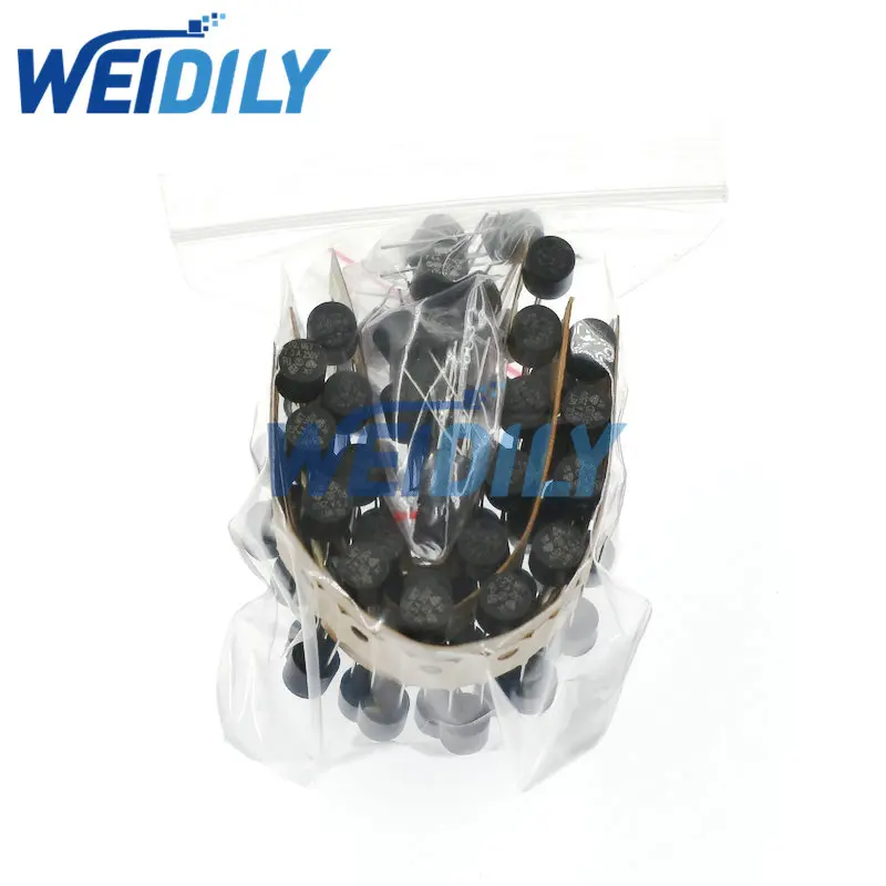 Cylindrical Fuse Kit Slow Blow T2A T3.15A T4A T5A T6.3A 250V 2A-6.3A SR-5 2Pin Assortment Kit 5Kinds Each 10PCS 50PCS
