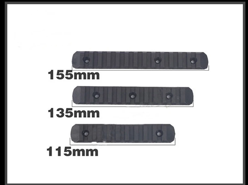 Тактический страйкбол KeyMod& M-LOK полимерная направляющая набор(6 шт.) Пикатинни крышка Handguard защита крепление MP02013