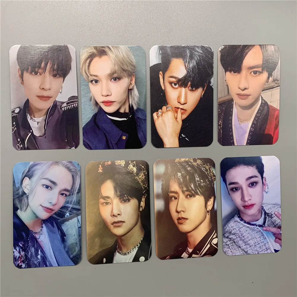 8pcs/set Kpop STRAY KIDS Photocard NEW album IN K-pop Stray kids LOMO CARDS for fans collcetion | Канцтовары для офиса и дома