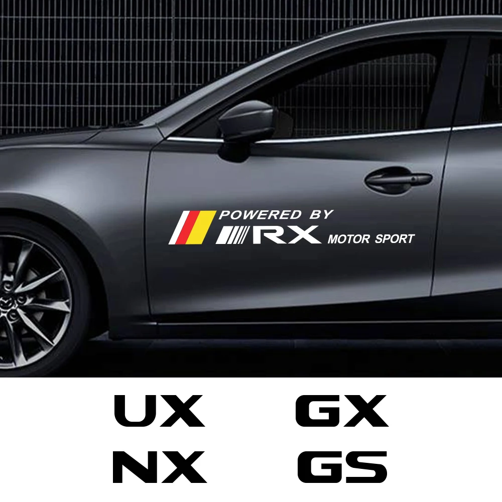 2 шт. наклейки на автомобильные двери для Lexus CT200H ES FSPORT GS GX 400 IS 250 LS LX NX RX 300 UX 200 |