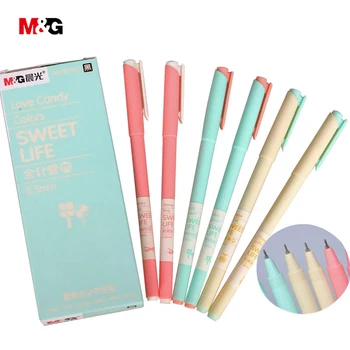 

M&G 3Pcs/lot 0.5 elegant gel pens for writing cute school stationery office supplies quality kawaii kid gift candy ballpoint pen