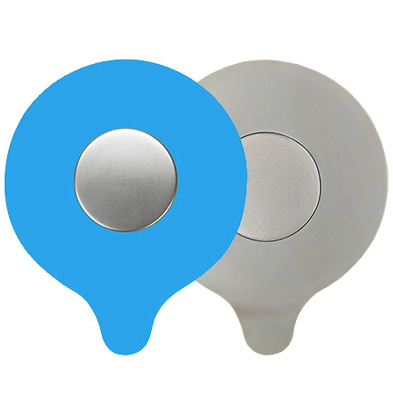 

2 Pcs Bathtub Drain Tub Stopper,Silicone Tub Drain Stopper Cover Bathtub Plug Universal Use for Bathroom,Laundry,Kitchen(Blue,Gr