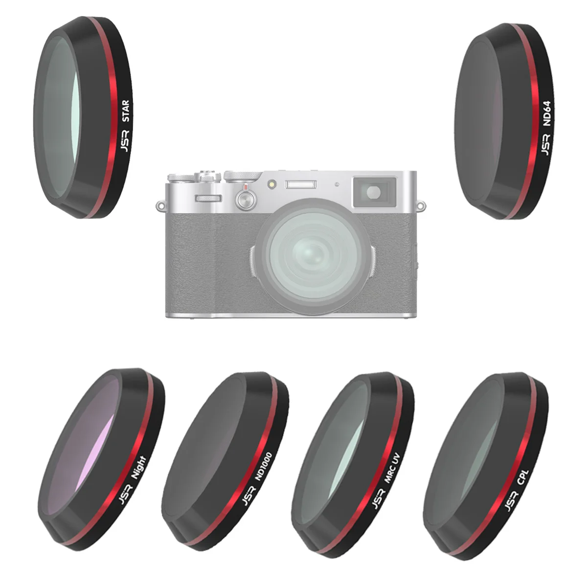 Uv Cpl Pl Nd64 Nd1000 Star Night Neutral Density Glass Lens Filter Protector Per Fujifilm Fuji X100 X100T X100F X100V Camera