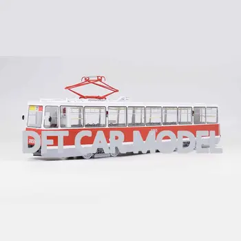 

1:43 scale Alloy Toy Vehicles SSM KTM-5M3 soviet city tram Model Of Children's Toy Car Original Authorized Kids Toys