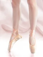 Girls Women Ladies Professional Ballet Pointe Shoes Satin Ballet Shoes With RibbonsProfessional Ballet Pointe Shoes Girls Women 2