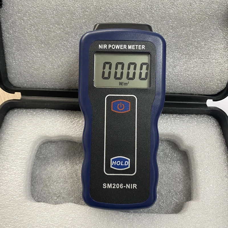 Solar NIR Power Meter Digtial Infrared Irradiance Meter Sun Infrared Lamps Radiation Glass Light Intensity Tester Data Peak Hold