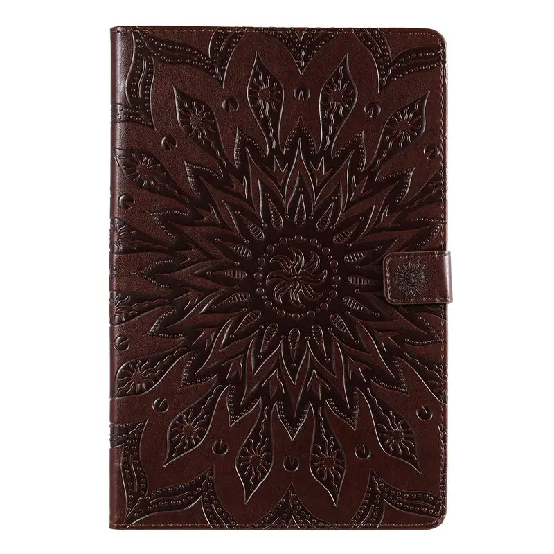 Brown SM-T720 чехол для samsung galaxy tab S5e 10,5 SM-T725 T720 Smart Cover Funda Tablet Sun рельефный флип-чехол с подставкой+ подарок - Color: Brown