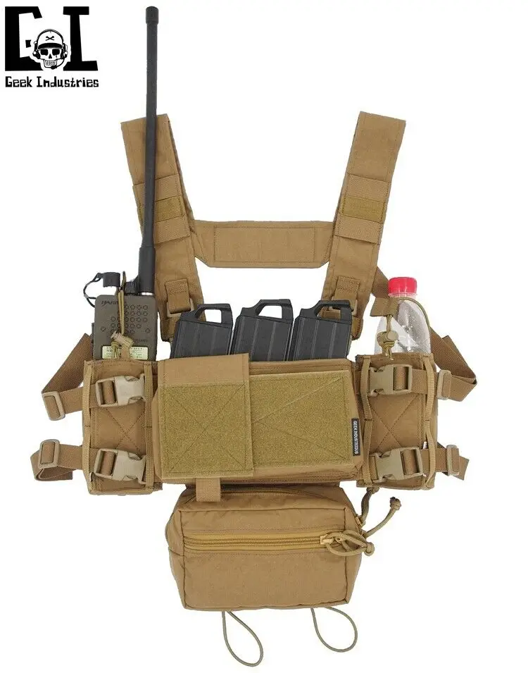 CB Высококачественная версия SS Micro Fight шасси MK3 MK4 Грудь Rig Multicam BK/CB/MC/A1 - Цвет: CB