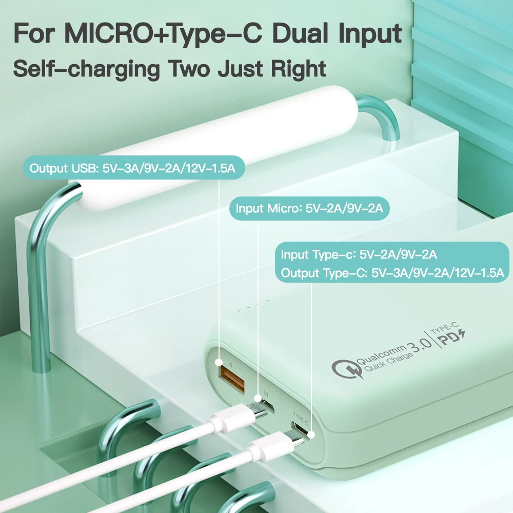 Power Bank 20000mAh QC3.0 PD3.0 Portable Fast Charger USB Type C PD Quick Charge 3.0 Fast Charging Powerbank External Battery Power Bank 20000mAh QC3.0 PD3.0 Portable Fast Charger USB Type C PD Quick Charge 3.0 Fast Charging Powerbank External Battery
