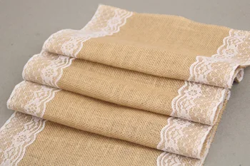 

Lace Linen Table Runner Tablecloth Christmas Party Craft Europe And America Decorations