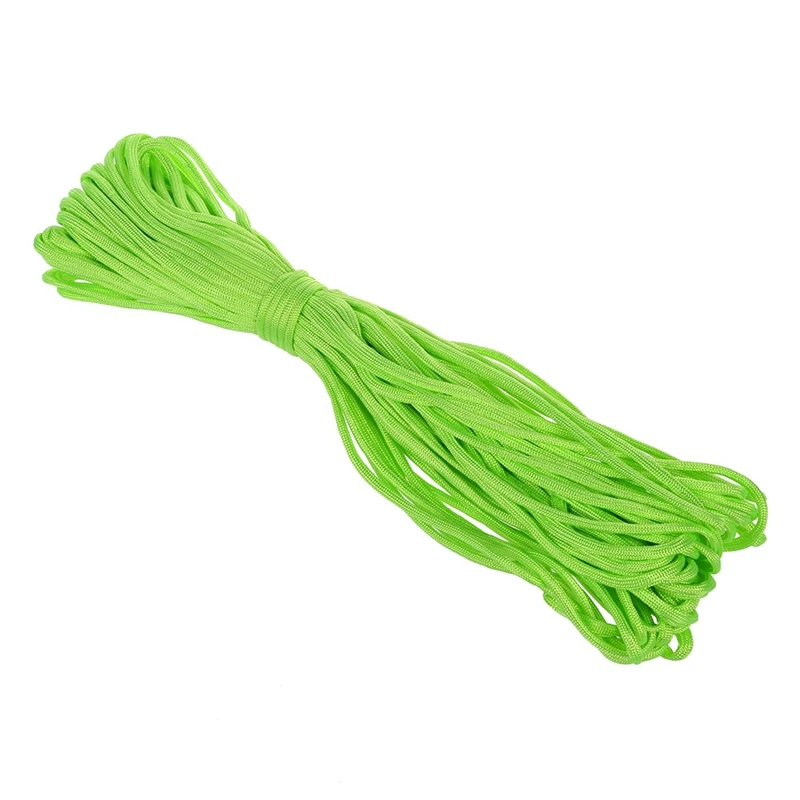 2 pcs 100Ft 7 Strand 550 Survival Bushcraft Паракорд парашютный шнур Тип III-оранжевый и неоновый зеленый