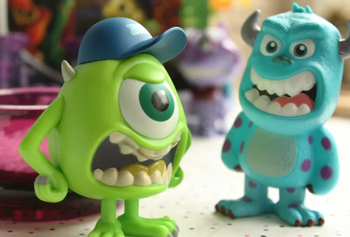 Электрическая сила Университет Монстров Mike Wazowski Mike sulley Sullivan милый 7-набор украшений