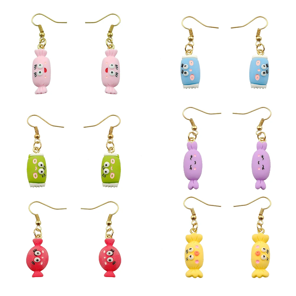Candy Creative Earring For Women Resin Cute Drop Earrings Children