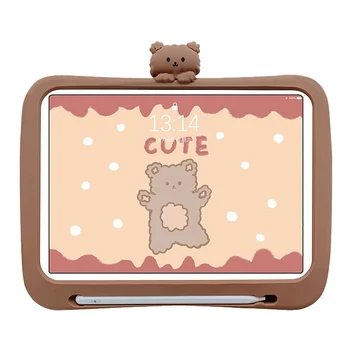 

Suitable for Apple iPad Pro Tablet Mini4 Silicone Sleeve Air Children Cartoon 11 Inch Protective Sleeve