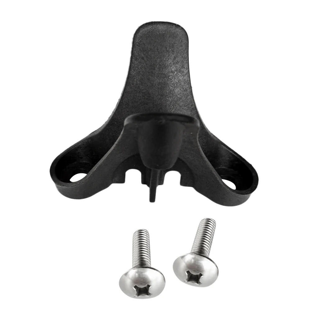 Black Nylon Stand Rest Rack Holder for Securing the Rudder to Kayak (when Not Use) + 2 Pieces Mount Screws Kayak Accessories