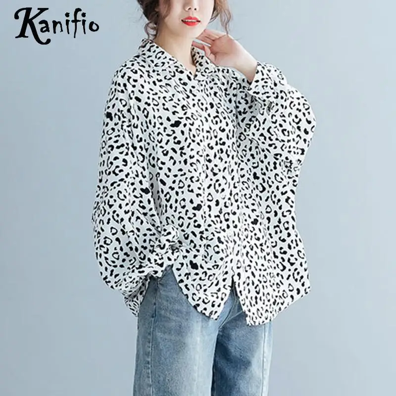

Kanifio Oversized Plus Size Women Fashion Print Shirt Spring Autumn Ladies Casual Loose Top Blouses Female Tunics Blusa 7XL 6XL
