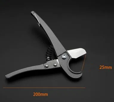 25MM PPR/PE/PVC пластиковые трубы резак быстро резки марганцевой стали Мультитул Ножницы Резак алюминиевый сплав портативный ручной инструмент - Цвет: 25MM