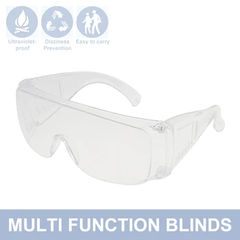 

Transparent Safety Anti-splash Eye Protection Goggles Anti-fog Dust-proof Outdoor Wind-proof UV-proof Glasses Medical Eyewear