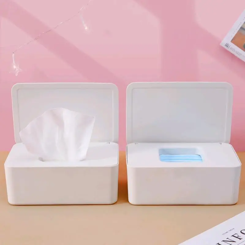 Simple Japanese Tissue Box Dehumidification Tissue Box Desktop With Cover Dust Mask Face Towel Storage Box Storage Boxes Bins Aliexpress