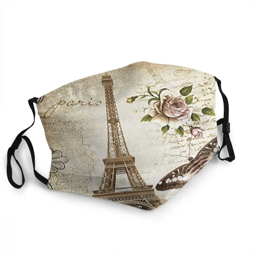 Eiffel Tower Reusable Mask for Face Historic Site Anti Haze Dust Protection Respirator Mouth-Muffle | Красота и здоровье
