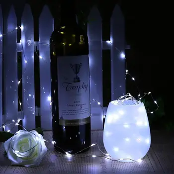 

Creative LED Fairy String Lights Festival Wedding Waterproof Battery Box with Remote Control 5M/10M Party Sound Activated