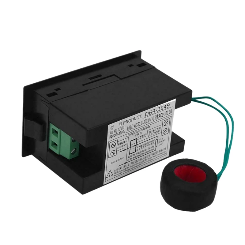 SHGO HOT-4 в 1 AC 80-300V 100A Цифровой вольтметр измеритель напряжения Амперметр Вольт Ампер Мощность