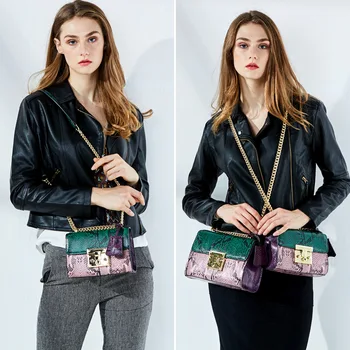

Luxury Brand Designer Women Handbag Genuine Leather Padlock Shoulder Bags messenger bag for women 2019