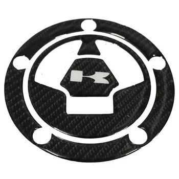 

K-SHRP 3D Carbon Fiber Tank Gas Cap Pad Filler Cover Sticker Decals Fit KAWASAKI Z800 13-15/ER6N 12-15/VN650 15/VERSYS 650 15