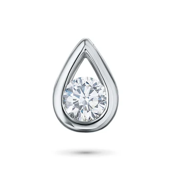 

Pendant in white gold with a diamond