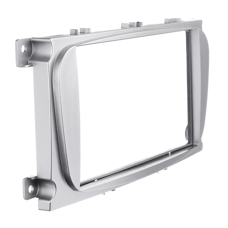 2Din стерео радио DVD панель аудио крепление фасции комплект для Fo rd Foc us II Mondeo S-Max C-Max Galaxy II Kuga