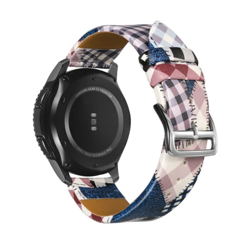 1 22 мм huawei watch gt 2 ремешок для samsung galaxy watch 46 мм gear S3 Frontier/классический кожаный браслет amazfit GTR 47 мм - Цвет ремешка: 1