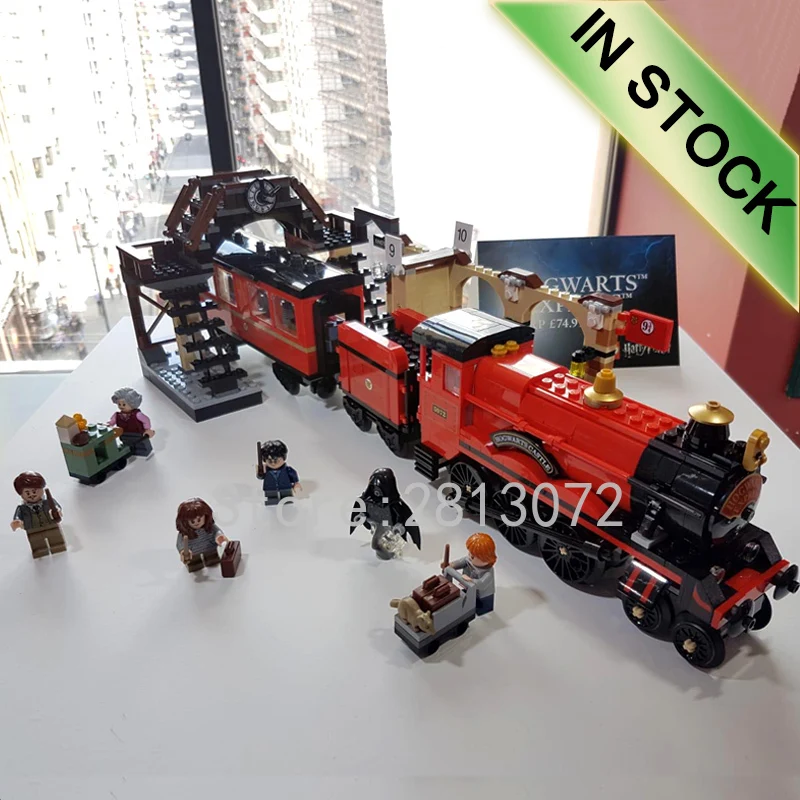 

In Stocks 11006 Potter Magic World Movies Series H gwarts Express 801Pcs Model Building Blocks Bricks Compatible 75955 Toys