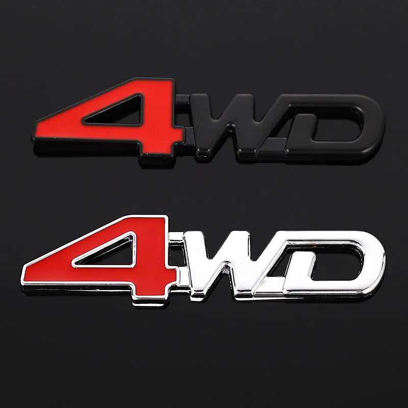 3D хромированная металлическая наклейка 4WD эмблема 4X4 Стайлинг автомобиля для Honda