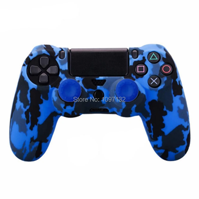 PS4 Камуфляжный силиконовый защитный чехол для sony Playstation 4 контроллер для Dualshock 4 Slim Pro геймпад