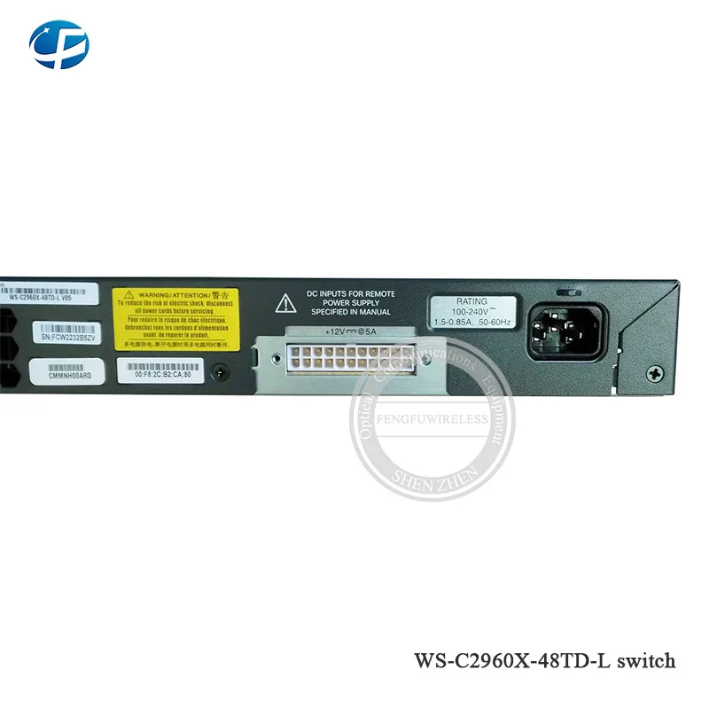 Гигабитный Ethernet WS-C2960X-48TD-L schalter 48-портовый Интеллектуальный гигабитный коммутатор управления, 48x10/100/100 0+ 2x10 гигабитный SFP